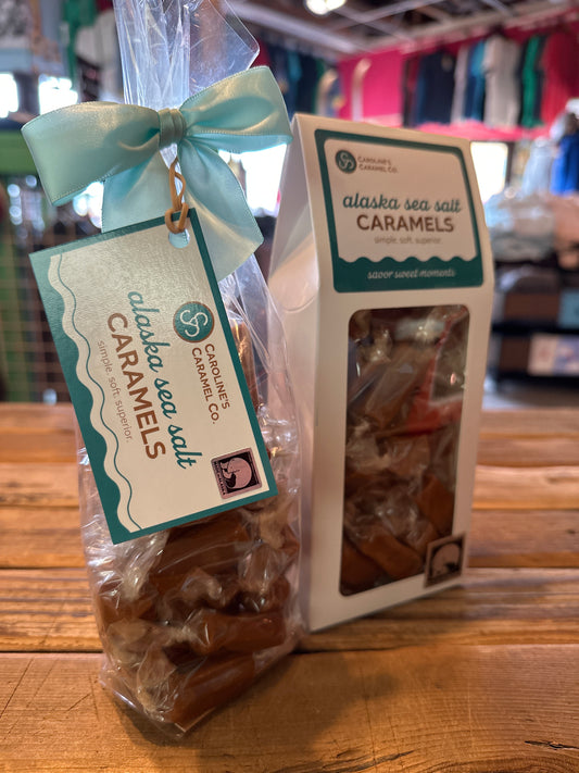 Caroline’s Caramel Co. Alaska sea salt caramels