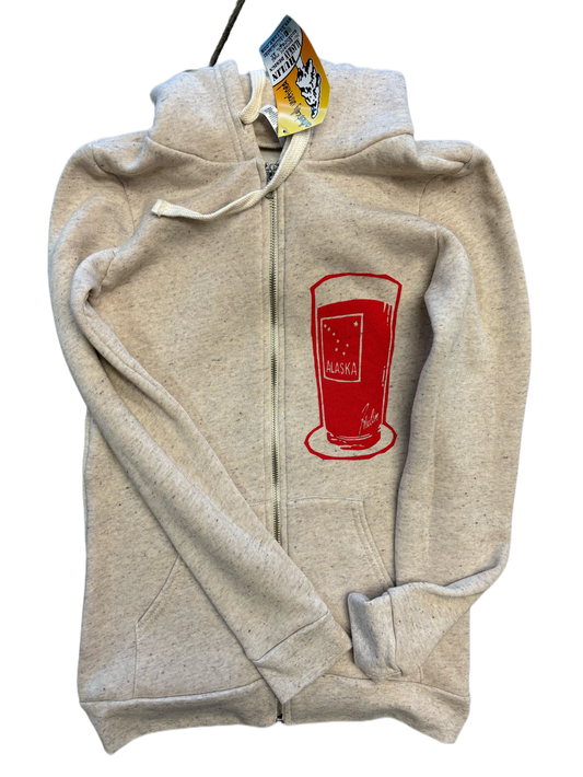 AK Pint Zip-Up (Oatmeal)