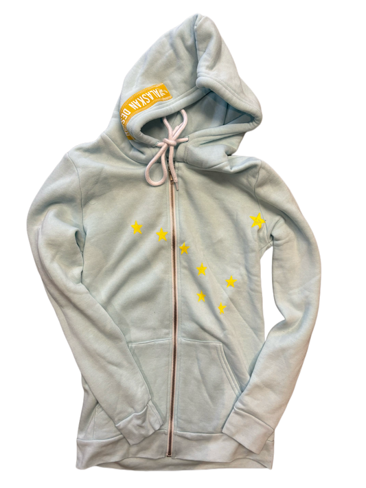 AK Stars Zip-Up (Light Blue)