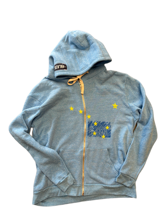 AK Stars Zip-Up (Fresh Blue)